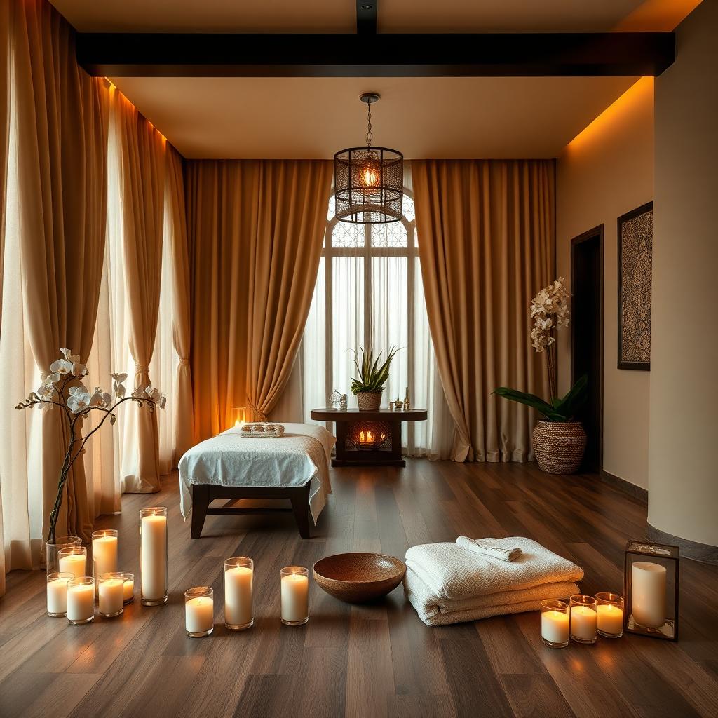 Espace de soin luxueux